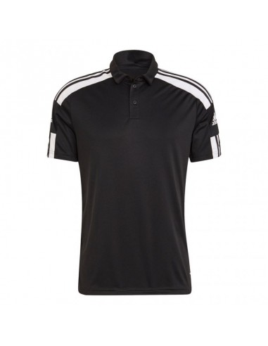 Adidas Squadra 21 M Î‘Î½Î´ÏÎ¹ÎºÏŒ T-shirt Polo ÎœÎ±ÏÏÎ¿ GK9556